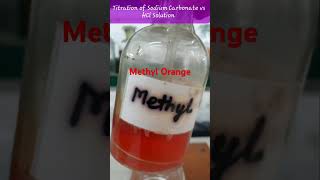 AcidBase Titration Titration Sodium Carbonate vs HCl Solution class11 chemistry experiment [upl. by Atirahc]