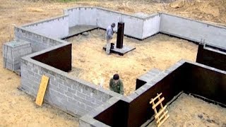 Building a house step by step Full HD Day 12 Insulation of foundations [upl. by Fidelia]