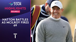 Round 2 Highlights  Rory McIlroy Tyrrell Hatton  2024 Alfred Dunhill Links Championship [upl. by Adnohsed169]