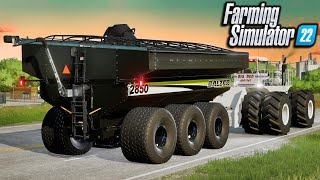 This Cart Makes BIG BUD look SMALL Balzer 2850  Farming Simulator 22 [upl. by Gladys986]