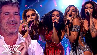 When LITTLE MIX Return To The X Factor Stage To Sing THEIR OWN HITS  X Factor Global [upl. by Wieche741]