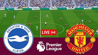 🔴LIVE  Brighton vs Manchester United  English Premier League 2024 [upl. by Mlohsihc]