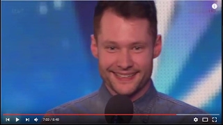 Calum Scott26 First Audition Captivates Everyone  Golden Buzzer  quotDancing On My Ownquot by Robyn [upl. by Laucsap474]