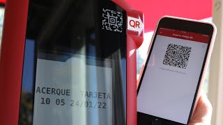 Así funciona el pago con códigos QR y la recarga automática para micros Red metro y metrotren [upl. by Yorgo]