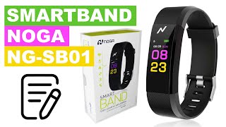 Smart Band NGSB01  Carga uso y sincronización [upl. by Annoik]