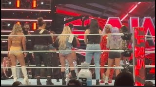 Rhea Ripley Returns Live Crowd Pop Spoilers [upl. by Llerat]