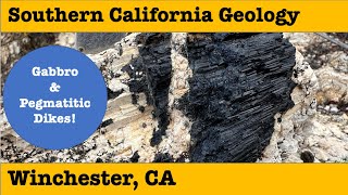 Southern California Geology  Gabbro amp Pegmatitic Dikes [upl. by Ahsinaw377]