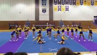 Elmira College Cheer Performance Routine 2013 [upl. by Annasiul]