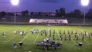 Lamphere Marching Band Varsity Football Half Time 8 31 17 [upl. by Adilem169]