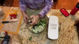 Pampered Chef Salad Chopper Demonstration [upl. by Amal]