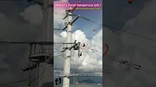 Most dangerous job  TNB Penang Monopole Tower Oct 2024 [upl. by Zacks]