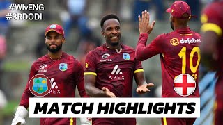 West Indies vs England 3rd ODI Full Highlights 2024  WI vs ENG 2024  WI vs ENG 3rd ODI Highlights [upl. by Adnanref]