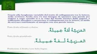 Lezione di Arabo 18  I segni di interpunzione La giustificazione del testo [upl. by Ahsaei]