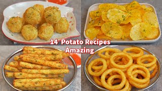 14 Amazing Potato Recipes Collections  French Fries  Potato Chip  Potato Snack Potato Sticks [upl. by Sholeen488]