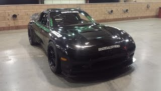 Sevenstock Defined Autoworks Mazda Rx7 4 rotor race car Turn up the volume [upl. by Bratton]