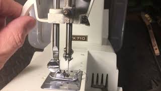 Pressure Presser foot adjustment and fix for Janome S950  S750  HD1000 Sewing Machine [upl. by Anastassia]