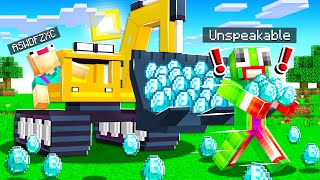 7 Ways To Steal UNSPEAKABLES DIAMONDS in Minecraft [upl. by Oinesra649]