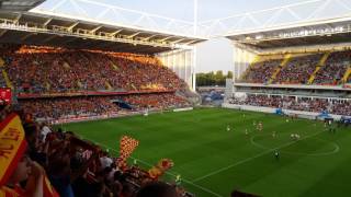 RC Lens  Les Corons au stade BollaertDelelis par les lensois  4K [upl. by Nevur363]