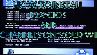 How to install d2x cios and channels on your wii [upl. by Korrie885]