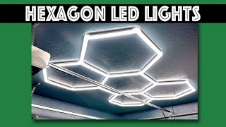 LZHOME Hexagon LED Garage Lights [upl. by Herta780]