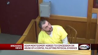 Adam Montgomery agrees to concession on charges of abuse of corpse falsifying physical evidence [upl. by Enelym]