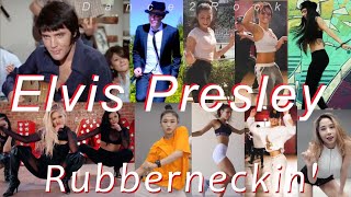 Elvis Presley Rubberneckin Extended Remix Shuffle Shapes amp HipHop Medley Dance to Rock Tribute [upl. by Fonville755]