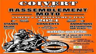 VIDÉO RASSEMBLEMENT MOTO 17330 COIVERT ORGANISÉ PAR DARKSIDE BROTHERHOOD BIKERS ASSO [upl. by Flanna839]