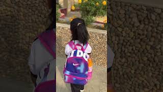 Backpacks and Smiles Mahika’s First Day School Specialshorts [upl. by Enajyram]