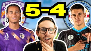 CUP CLASSIC Perth Glory 54 Melbourne City  Australia Cup Review [upl. by Yruoc969]