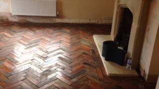 Parquet flooring Restoration in Cheshire by WoodfloorRenovations [upl. by Aihcats]