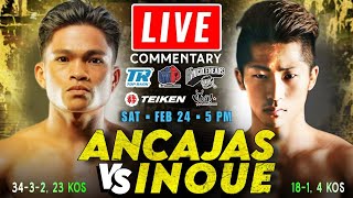 🔴LIVE Jerwin Ancajas vs Takuma Inoue Full Fight Commentary WBA World Bantamweight Championship [upl. by Tillford531]