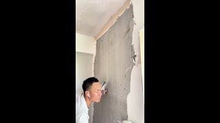 Painter Applying putty  Puttying for renovation putty 241105 [upl. by Pelletier798]