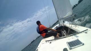 Etchells 22 sailing [upl. by Inalaehak]