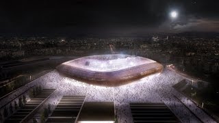 Fiorentina unveil new stadium plans  Fiorentina Nuovo Stadio [upl. by Kinson]