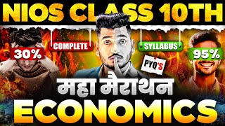 NIOS Class 10th Economics Most Important Questions with Solutions  Pass 100  NO Fail [upl. by Tebasile]