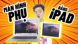 Hướng dẫn dùng iPad làm màn hình phụ cho Macbook bằng Sidecar [upl. by Arriaes]