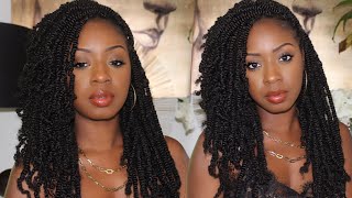 Simple Spring Twist Tutorial ft Outre Spring Twist Hair Passion Twist Protective Styles [upl. by Oirevlis]