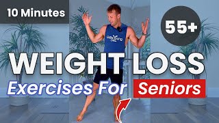 Exercises For Weight Loss  Full Body Standing Moves For Seniors  10 Minutes Of Grow Young Fitness [upl. by Sirhc238]