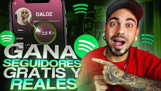 💥 COMO Ganar SEGUIDORES en Spotify Gratis y Rápido 2023 [upl. by Bora]