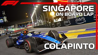 On board lap • Franco Colapinto • Singapore GP [upl. by Scheld]