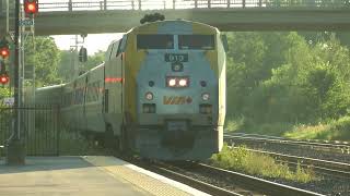 VIA Train 41 Westbound Brockville VIA Station Stop July 18 2024 [upl. by Digirb]