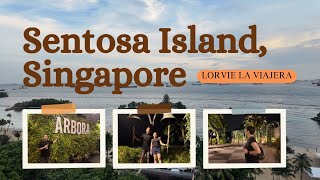 4K SENTOSA ISLAND  SINGAPORE  PART 2  LORVIE LA VIAJERA [upl. by Anaicilef]