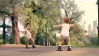 Chamak Challo  RaOne Evian babies dance ft Akon [upl. by Meerek]