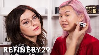 I Learned How To Get The Trendy Glossier Look  Beauty With Mi  Refinery29 [upl. by Rainwater210]