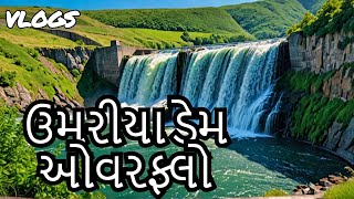 ઉમરીયા🏞️ડેમ🌊ઓવરફ્લોUariya demlavar vlogs minivloggujarat [upl. by Alenairam689]