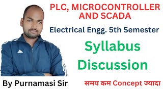 PLC MICROCONTROLLER amp SCADA  EE 5th Semester  Syllabus Discussion PolytechnicPathshala [upl. by Sheeran]