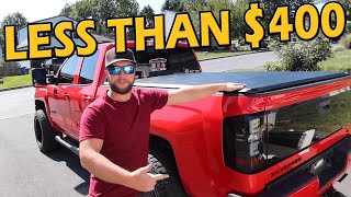 Gator SFX TriFold Tonneau Cover Install and Review  The Best Truck Bed Cover Under 400 [upl. by Yelad]