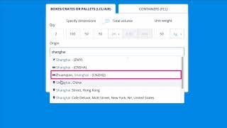 How to get an instant freight rate estimate  Freightos [upl. by Sucramat]