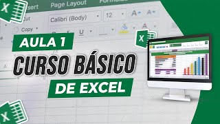 Curso de Excel Básico 2022  Aula 1 [upl. by Otrebile]