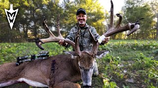 Monster 213” Iowa Buck With A Bow Owen’s Biggest Deer Ever hunting deerhunting [upl. by Capello679]